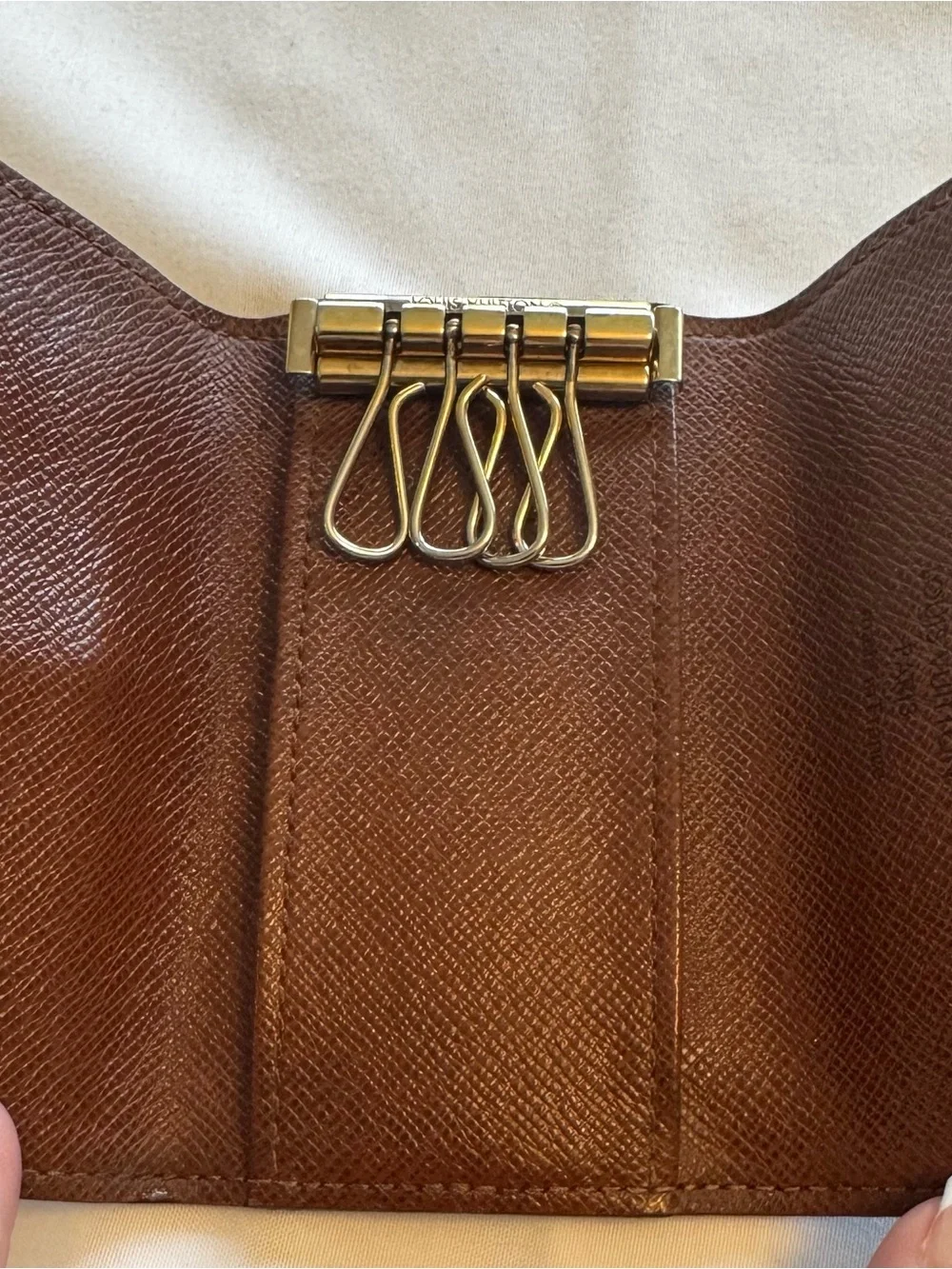 Louis Vuitton Monogram Multiclés 4 Key Holder Key Case CT5100 Made in France